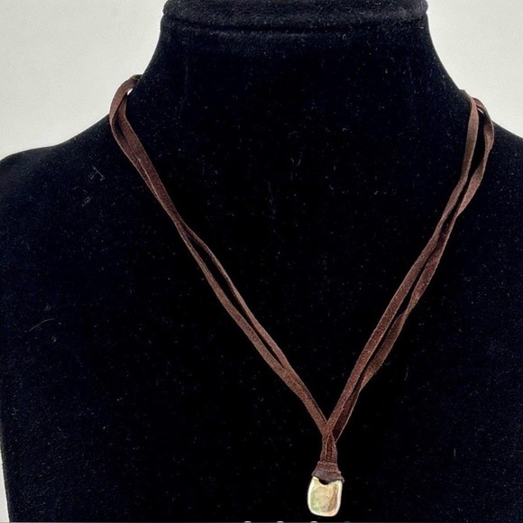 Chan Luu Jewelry - Chan Luu 925 Sterling Silver 15" Leather Necklace 3.47g